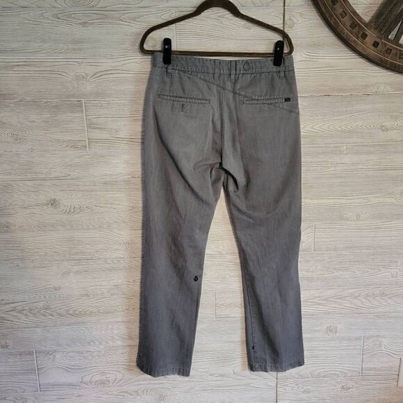 Volcom Corpo Class Mens Jeans SZ 32 Straight Leg Grey Pants Skater - Picture 3 of 7